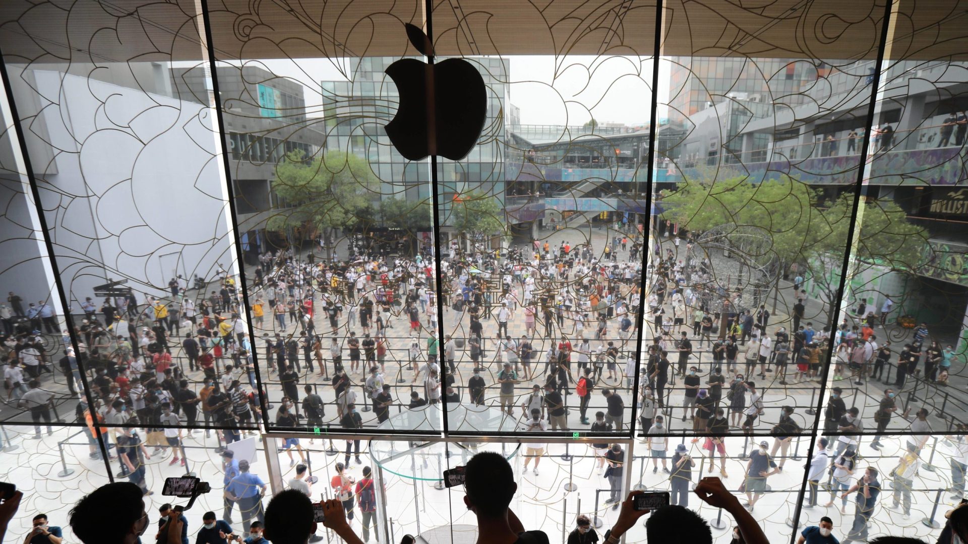 Von Lockdown ist in Peking derzeit noch nichts zu spüren.