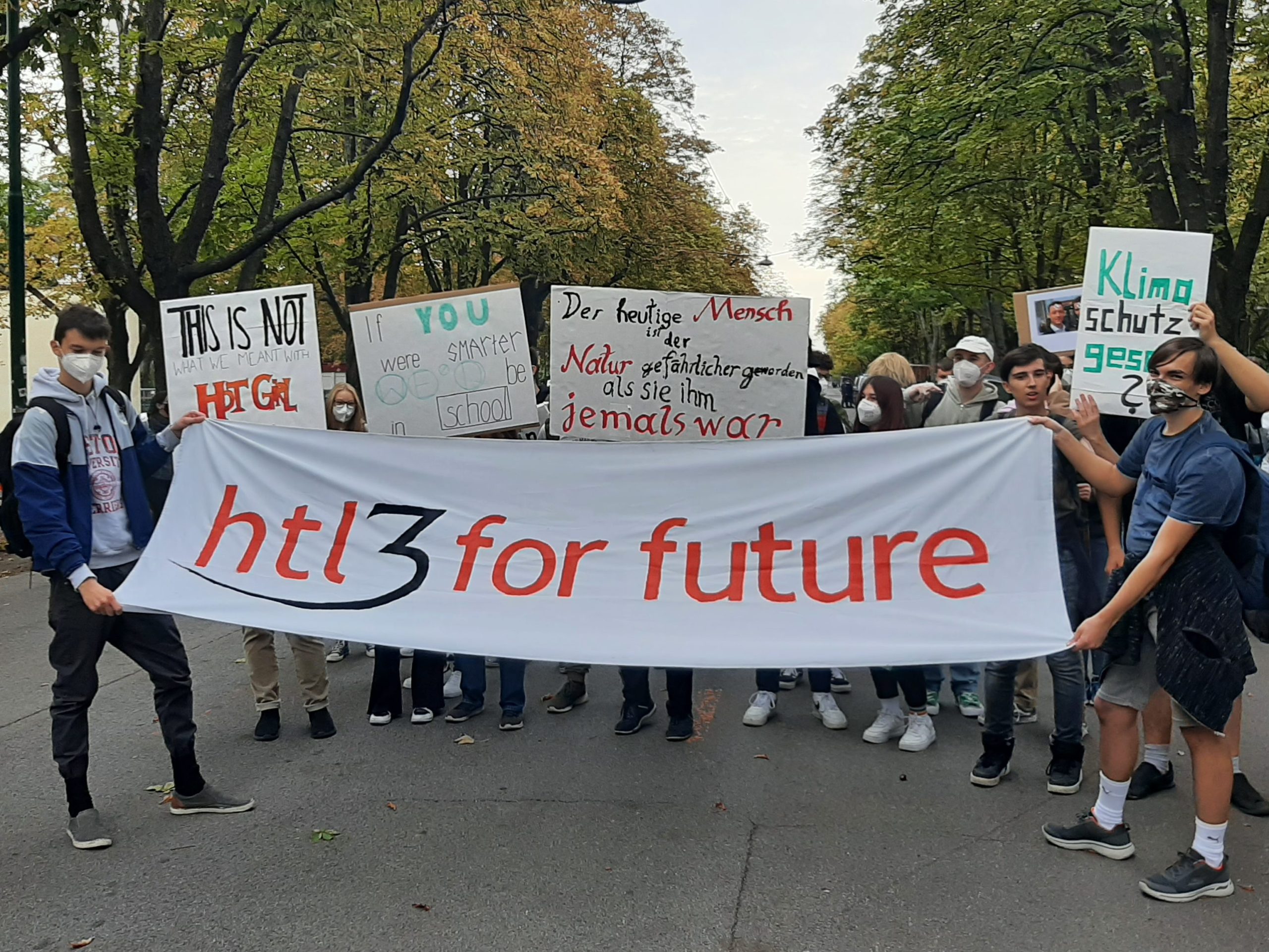 An der HTL Rennweg haben Schüler einen Klimaclub gegründet. Sie wollen den Druck auf Verwaltung und Politik erhöhen. um Klimaschutz an Schulen zu garantieren.