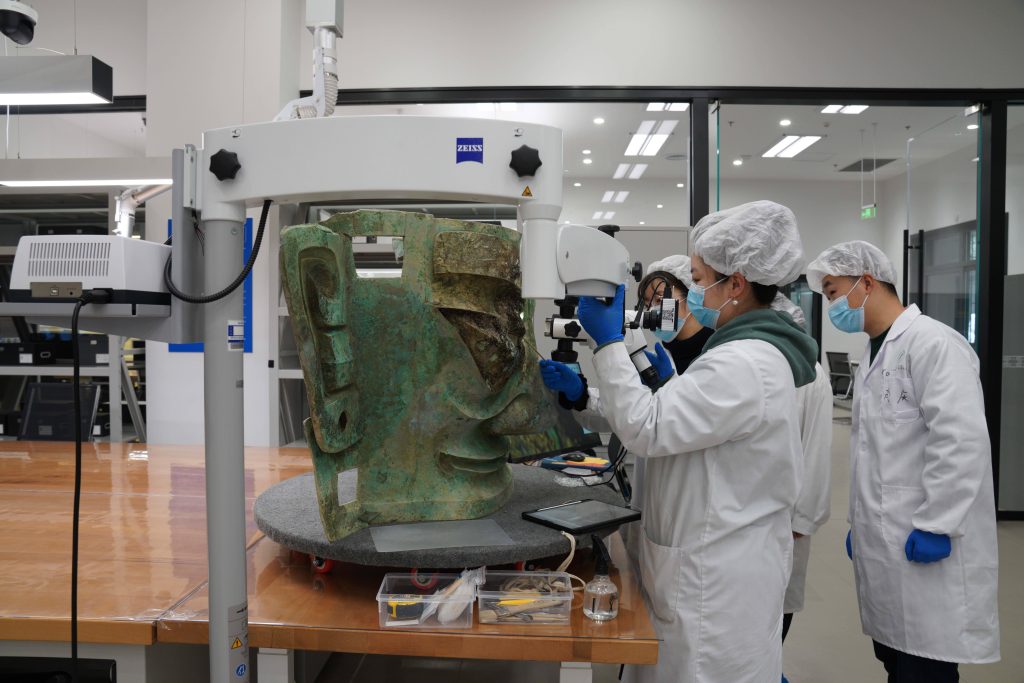 Die Ausgrabungsstätte von Sanxingdui gehört heute zu den modernsten der Welt.