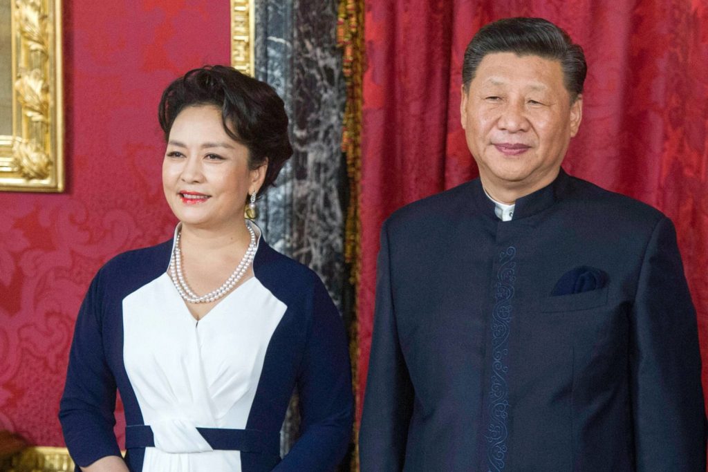 Peng Liyuan mit Ehemann Xi Jinping.