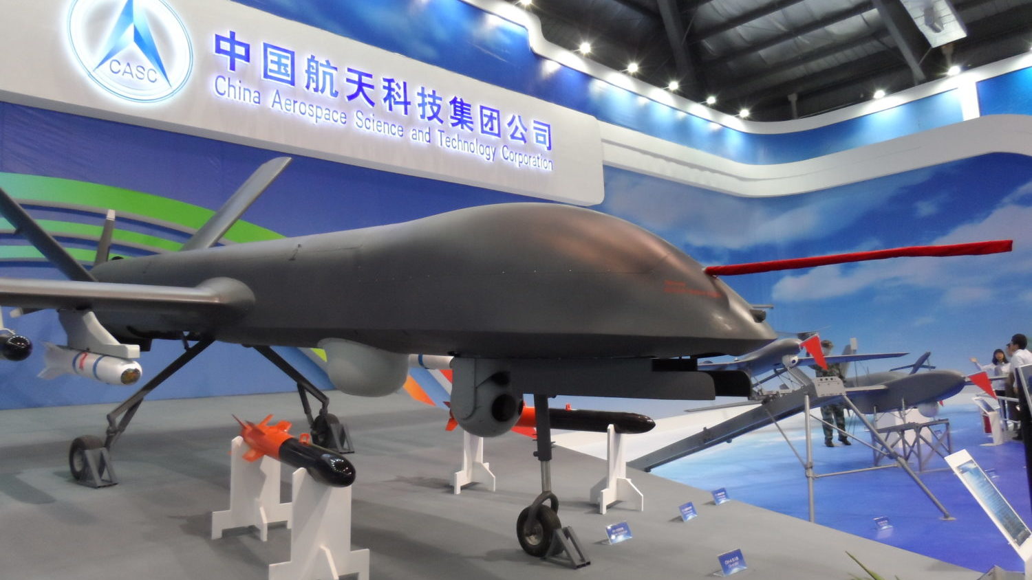 Chinesische Drohne auf der Zhuhai Air Show 2014