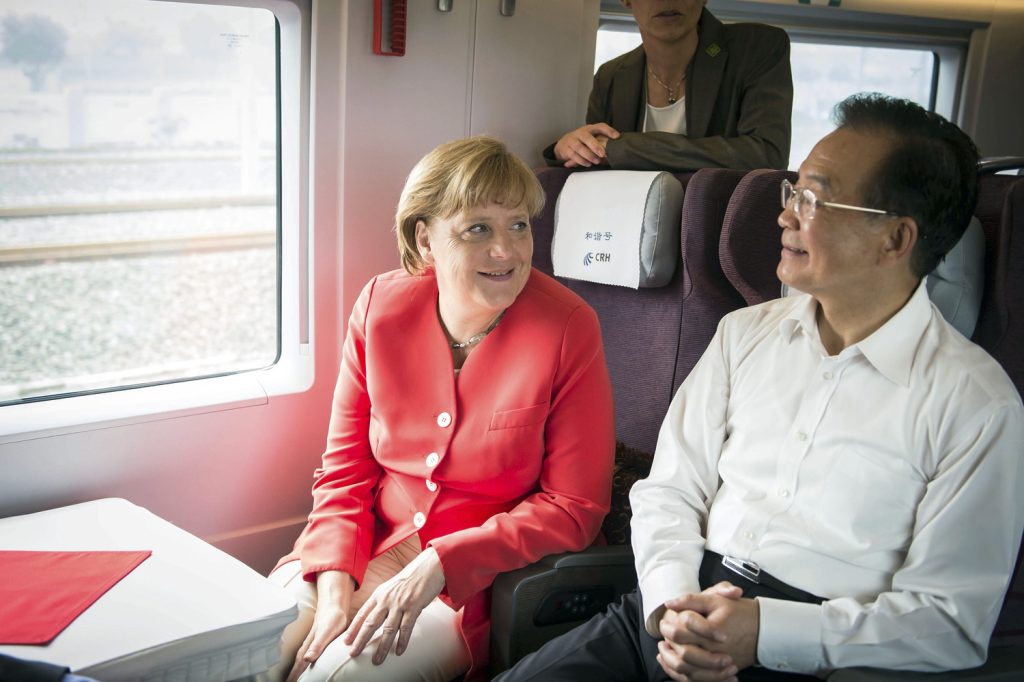 Angela Merkel und Wen Jiabao